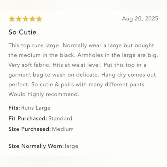 NWT Size L - Maeve Short Sleeve Sheer Lace Babydoll Blouse IVORY (NWT US$ 88) - Picture 15 of 16